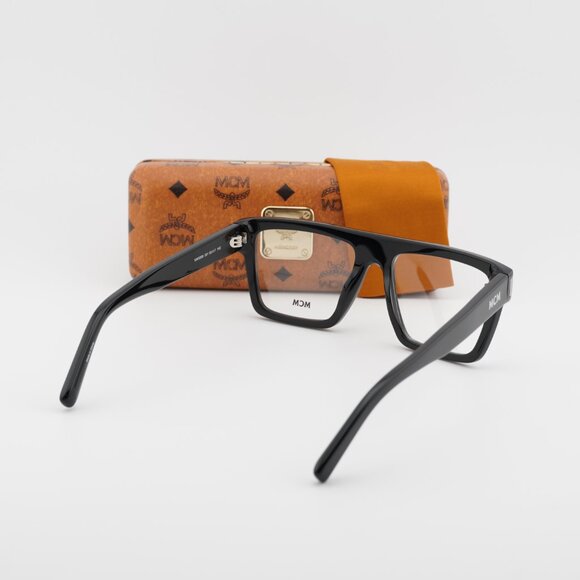 MCM MW5006 001 Square Eyeglasses - Shiny Black 53mm - Picture 3 of 9